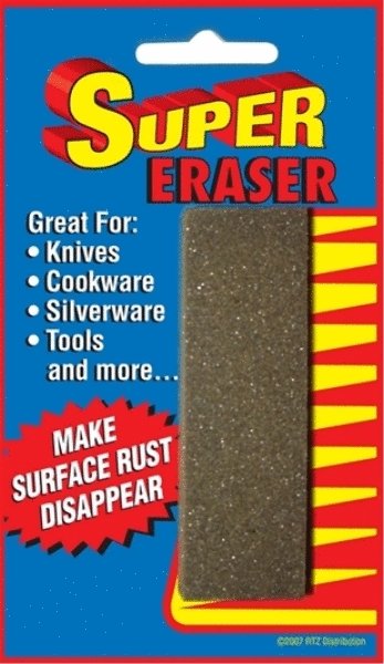 Super Rust Eraser - Perfect for Knives, Axes & Kitchen Knives