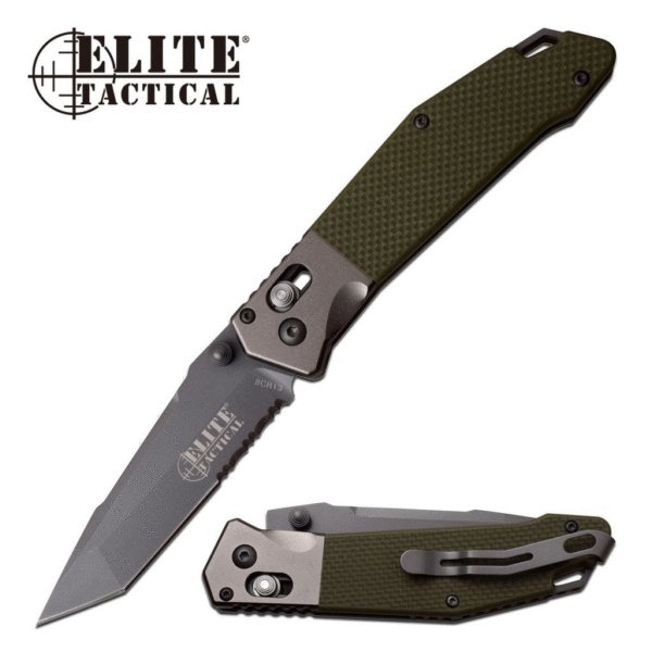 Ohio Knife and Tool Elite Tactical ET1027GN Folding Knife