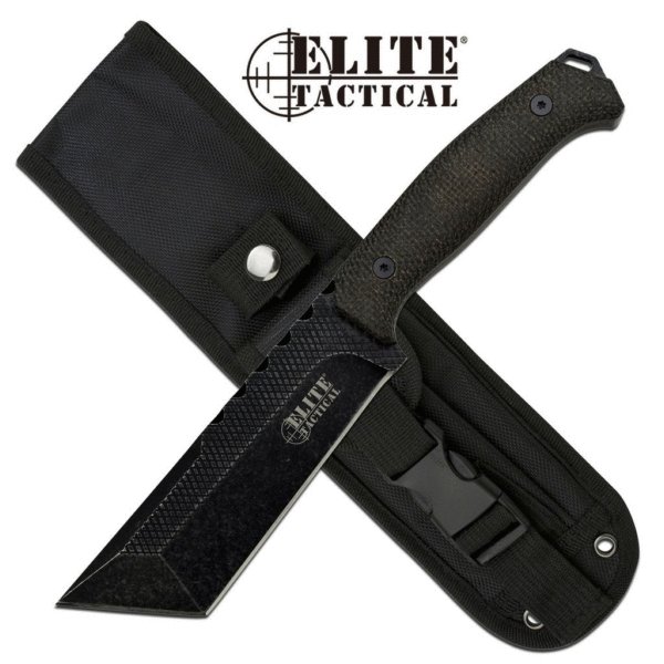 Ohio Knife and Tool Elite Tactical ETFIX001TDSW Fixed Blade Knife