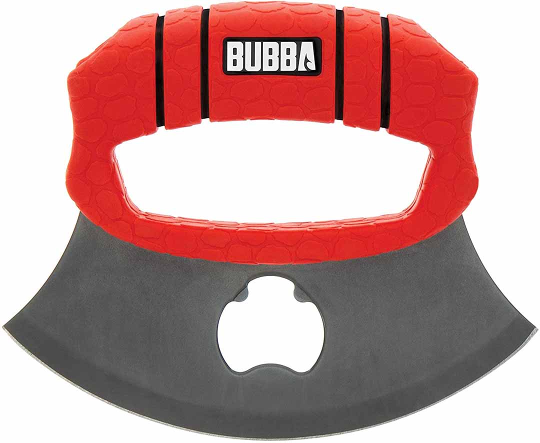 Ohio Knife and Tool BUBBA ULU Knife with NonSlip Grip Handle, Curved