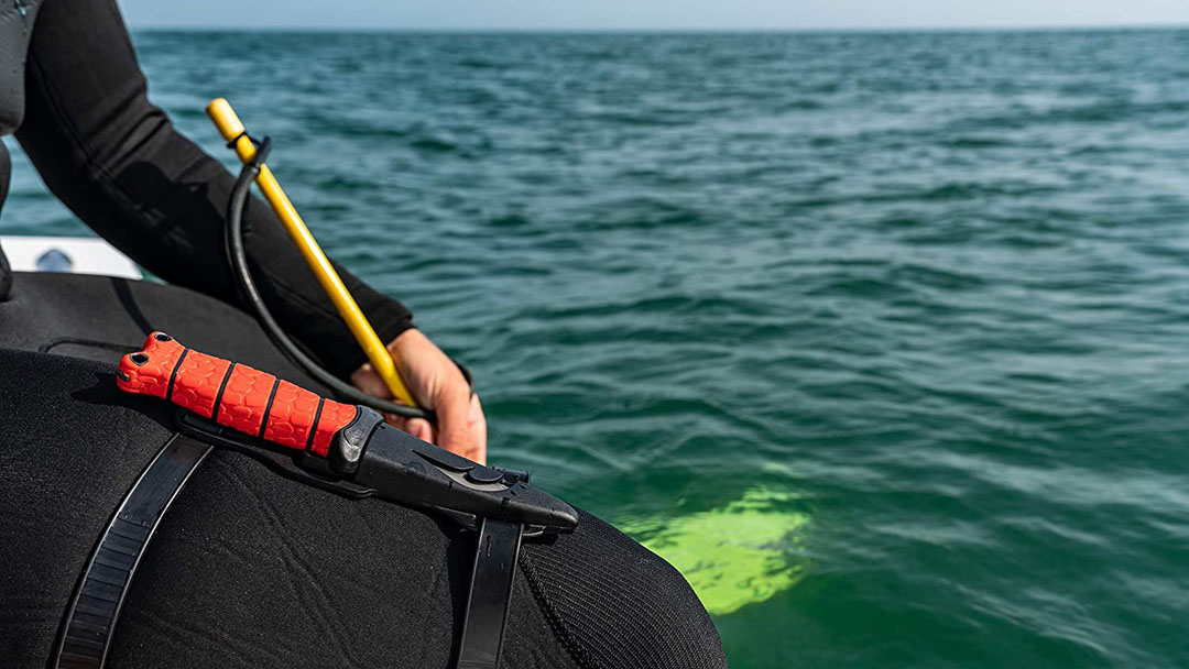 Ohio Knife and Tool BUBBA BLADE 3.5" Pointed Dive Knife with NonSlip