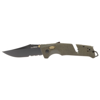 SOG-TRIDENT AT - OLIVE DRAB - PARTIALLY SERRATED (SO-11-12-11-41)