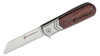 Executive Barlow Spring Assisted Knife 2.75" Sheepsfoot Blade (SW-SW1179950)