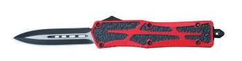 DELTA FORCE MARAUDER OTF DAGGER AUTOMATIC KNIFE RED (3.5" TWO-TONE) (DE-DFMARRDD)