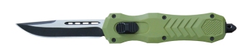 DELTA FORCE HD OTF AUTOMATIC KNIFE GREEN (3.75" TWO-TONE) (DE-DFHDGRDP)