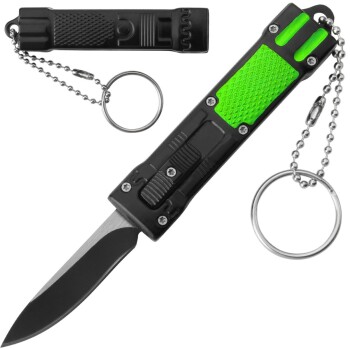 Mini Green Key Chain OTF Knife (OH-OTF10794-GR)