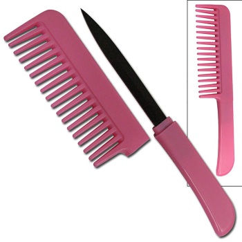 Pink Self Defense - Comb Knife (MC-PK-107P)