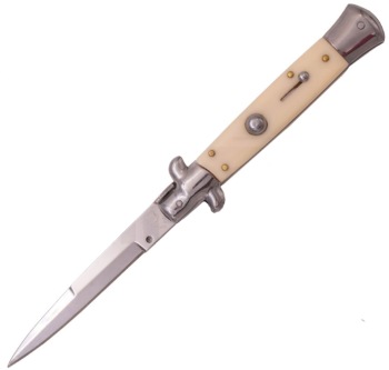 ITALIAN STYLE 9" STILETTO FAUX IVORY (OH-IS9IV)