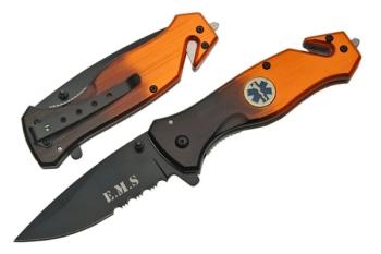 Rite Edge 300202-EM - 4.5" Ems Folding Knife W/Clip (SZ-SZ300202-EM)