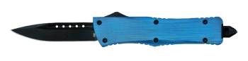 DELTA FORCE ELITE MODEL-A OTF AUTOMATIC KNIFE BLUE (3.75" BLACK) (DE-ABLDBK)