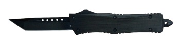DELTA FORCE ELITE MODEL-A OTF AUTOMATIC KNIFE BLACK (3.25" BLACK) (DE-A32BKTBK)