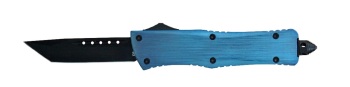 DELTA FORCE ELITE MODEL-A OTF AUTOMATIC KNIFE BLUE (3.25" BLACK) (DE-A32BLTBK)