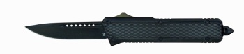 DELTA FORCE ELITE MODEL-B OTF AUTOMATIC KNIFE BLACK (3.75" BLACK) (DE-BBKDBK)