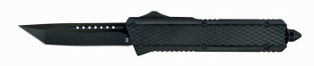 DELTA FORCE ELITE MODEL-B OTF AUTOMATIC KNIFE BLACK (3.75" BLACK) (DE-BBKTBK)