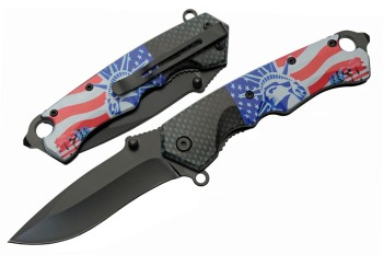 4.7 in. LADY LIBERTY FOLDER Assisted Open (SZ-300559-LL)