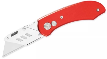 Compact utility knife safely folds to fit in your pocket RED (OH-RZ2755RD)