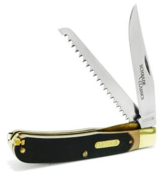 Schrade Old Timer 97OT - Buzzsaw Trapper Lockblade Folding Pocket Knif (SC-SC97OT)