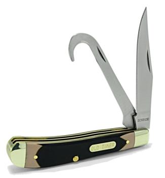 Schrade Old Timer SOTHP - Hoof Pick Trapper Folding Pocket Knife (SC-SCS-OTHP)