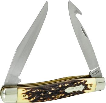 Schrade 877UH - Muskrat Guthook Lockblade Folding Pocket Knife (SC-SC877UH)