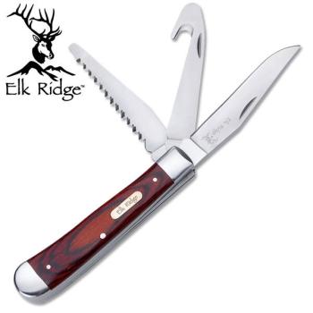 Elk Ridge4.25 In. Clsd - 3 Hunting Blade W/Wd Handle (MC-ER089W)