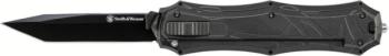 Smith & Wesson OTF Assist- Finger Actuator- Black Tanto Blade (SW-SWOTF9TB)