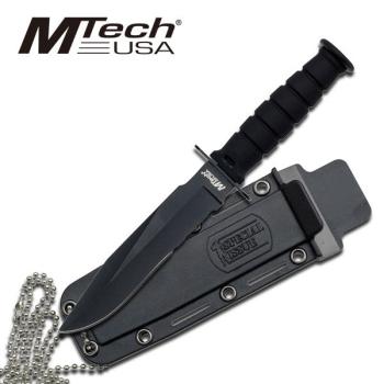 MTECH USA MT-632CB TACTICAL FIXED BLADE KNIFE 6 inch OVERALL Partially (MC-MT-632CB)