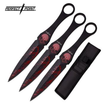 PERFECT POINT PP-104-9-3 THROWING KNIFE 3PC SET 9 inch OVERALL (MC-PP-104-9-3)