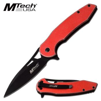 MT-A1083RD  Master Cutlery - MTech USA Spring Assisted Knife (MC-MT-A1083RD)