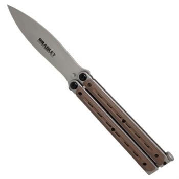 BRADLEY BCC902 COYOTE BROWN KIMURA BALISONG BUTTERFLY KNIFE (BS-BSBCC902)