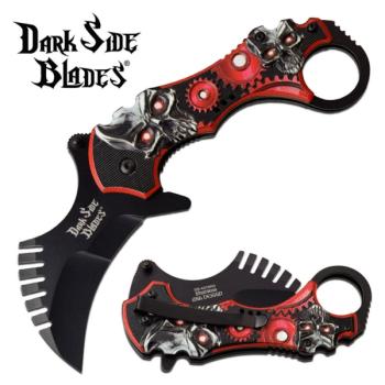 DARK SIDE BLADES DS-A075RD SPRING ASSISTED KNIFE (MC-DS-A075RD)