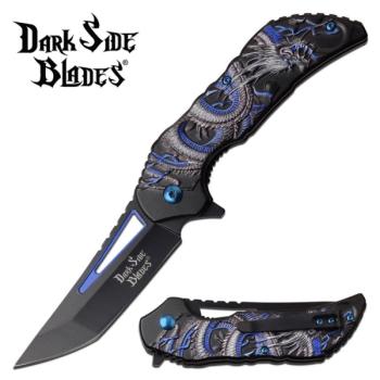 DARK SIDE BLADES DS-A078BL SPRING ASSISTED KNIFE (MC-DS-A078BL)