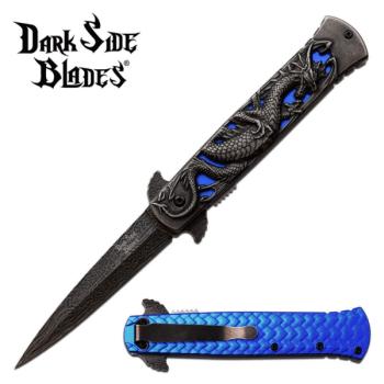 DARK SIDE BLADES DS-A081BL SPRING ASSISTED KNIFE (MC-DS-A081BL)