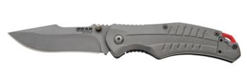 4 3/8 In. Gray Stainless Framelock Assisted Opener W/ball Bearing Wash (BS-BS61114)