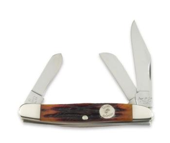 4 In. Red Stag Bone Large Stockman (BS-BSCRSB47)