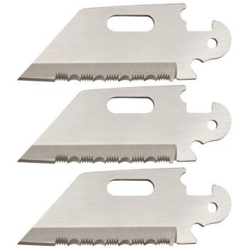 ColdSteel - Click N Cut (3 pack of Utility Serrated Edge Blades) (CS-CS40AP3C)