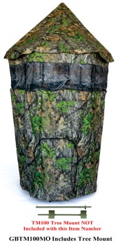 2020 Cooper Hunting Chameleon+ Tree Stand Blind to Fit Single or 2 man (CH-GB620MO)