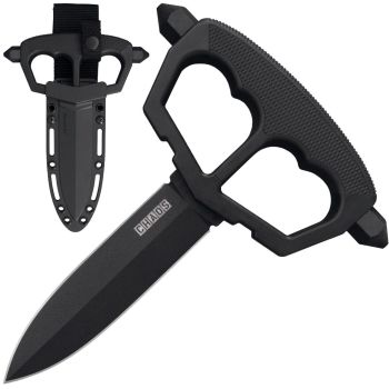 CHAOS PUSH KNIFE W/ 2 BOLTS SK5 BLK FINE POWDER COAT (CS-CS80NT3)