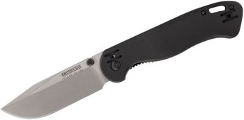 KA-BAR BK40 Becker Folding Knife 3.56" AUS-8A Drop Point Blade, Black  (KB-KB0040)