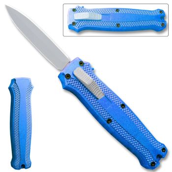 OTF Stiletto Blade Knife Blue (OH-T3104-BL)