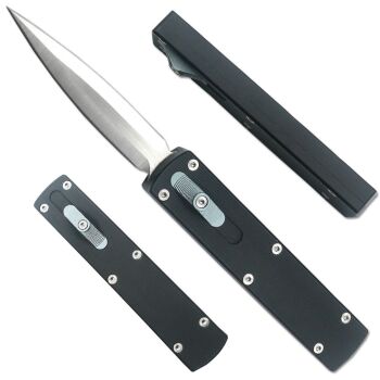 Black Lightweight CNC OTF Knife (OH-OTFCNC-BK)