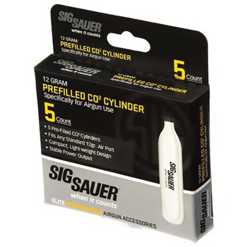 Sig Sauer 12 Gram CO2 Cylinders (5 count) (SS-AC125)