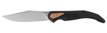Kershaw 2076 Strata KVT Flipper Knife 4.5" D2 Bead Blasted Clip Point  (KW-KW2076)