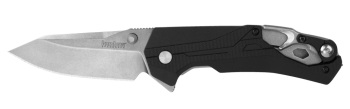 Kershaw 8655 Drivetrain Assisted Rescue Flipper Knife 3.2" D2 Stonewas (KW-KW8655)