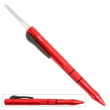 Tactical Executive Auto Pen Knife Red (OH-OTFPENRD)