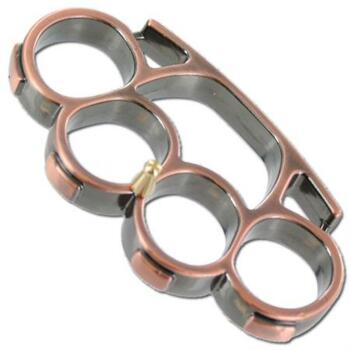 Iron Fist Knuckleduster Paperweight Buckle Brass (OH-PK490C)